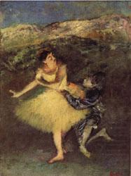 Harlequin and Colombine, Edgar Degas